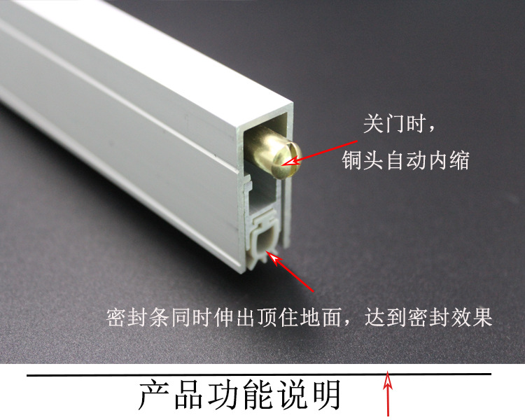 草莓视频在线免费下载草莓视频黄片RDA-31C(U2) 鋁合金門底防塵器
